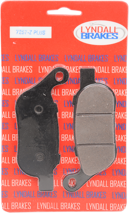 LYNDALL RACING BRAKES LLC Z-Plus Brake Pads - Harley-Davidson 7257-Z+