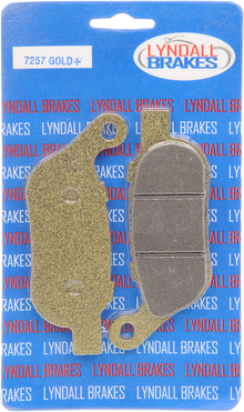 LYNDALL RACING BRAKES LLC Gold-Plus Brake Pads - Harley-Davidson 7257-GPLUS