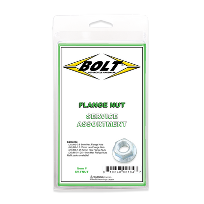 Flange Nut Assortment 140 Piece Kit