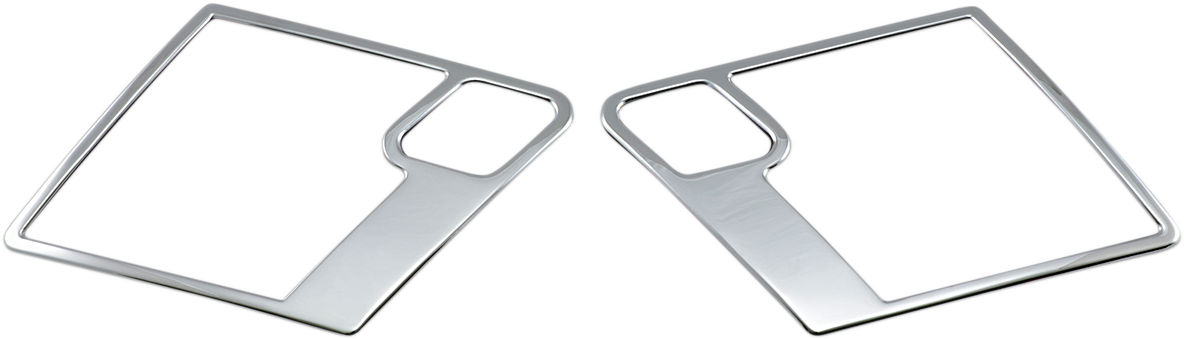 PARTS UNLIMITED Speaker Accent Trim - Front - Chrome 45-8514-BC7