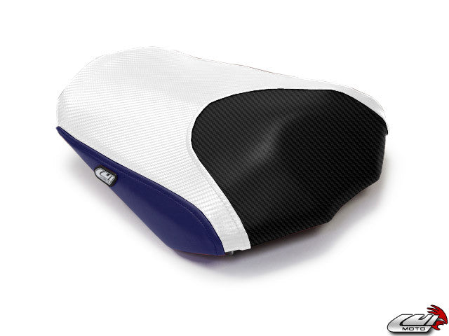LUIMOTO (Raven Edition) Passenger Seat Covers for the YAMAHA FZ1 (06-15)