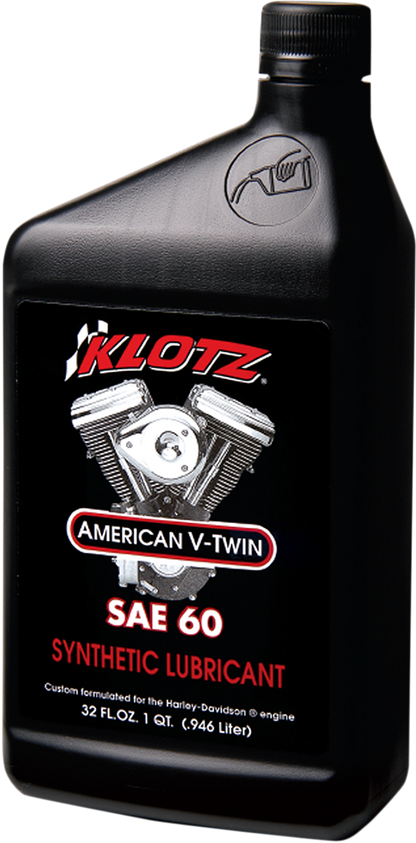 KLOTZ OIL V Twin Synthetic Oil - 60W - 1 U.S. quart KH-60