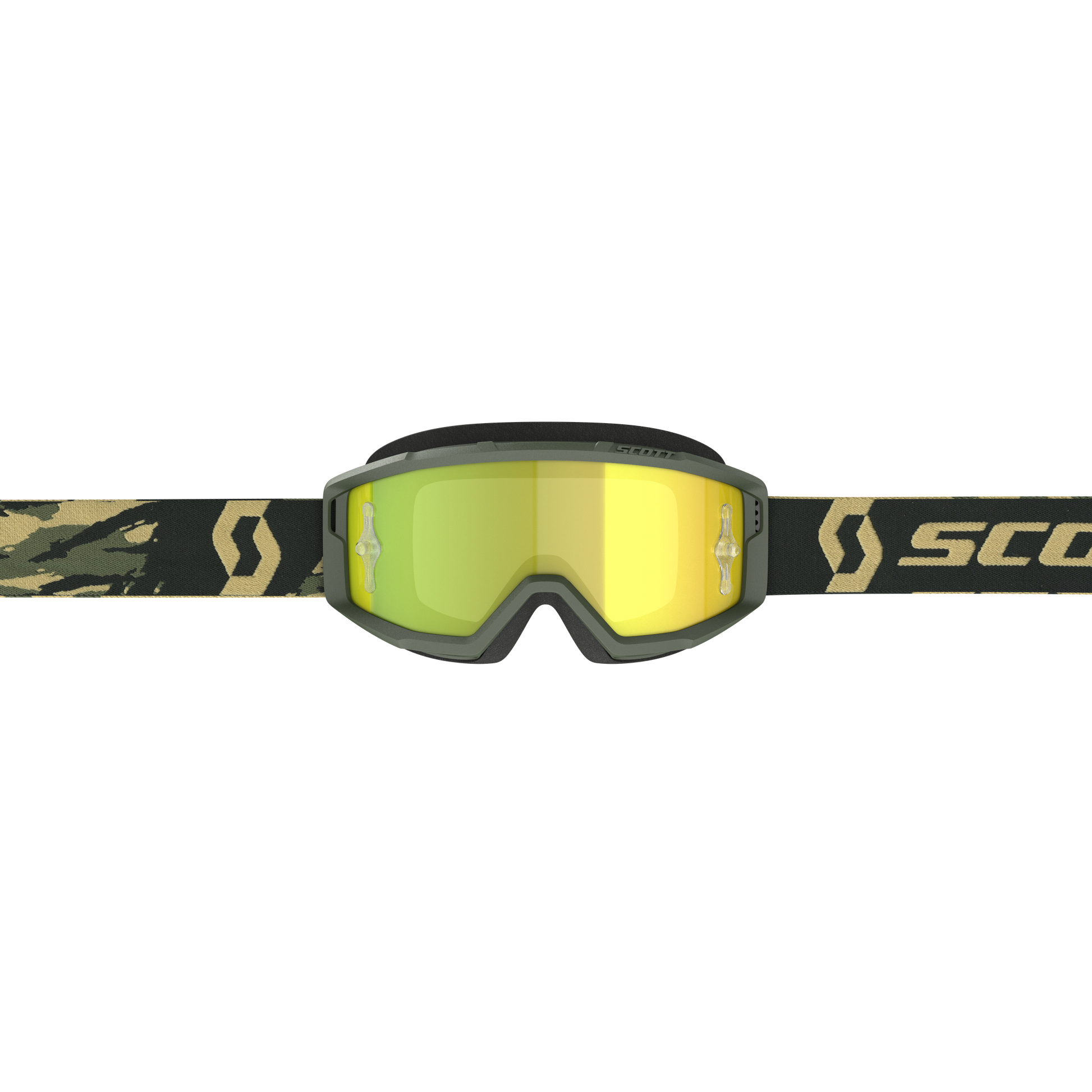 Primal Goggle Camo/Khaki Yellow Chrome Works Lens