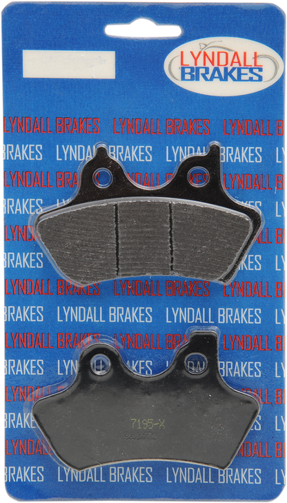 LYNDALL RACING BRAKES LLC X-Treme Brake Pads - Harley-Davidson '00-'07 7195X