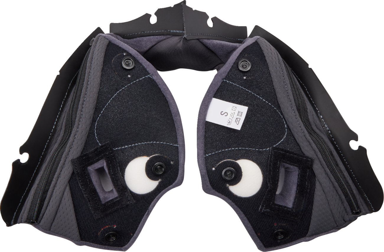 AGV Pista GP RR Cheek Pads - Gray/Yellow - XL 2018500056499XL