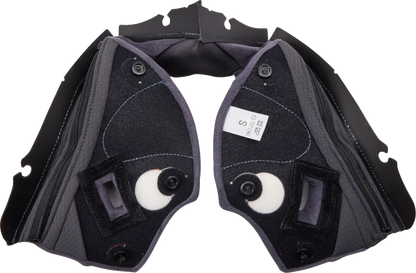 AGV Pista GP RR Cheek Pads - Gray/Yellow - XL 2018500056499XL