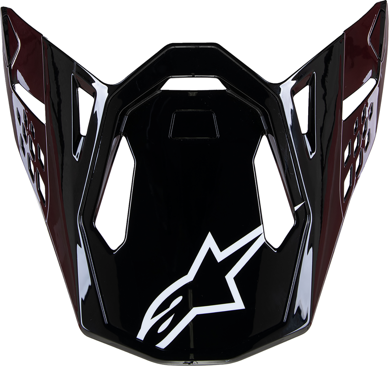 ALPINESTARS Supertech M10 Visor - Solid - Gloss Black Carbon 8980123-1188-OS