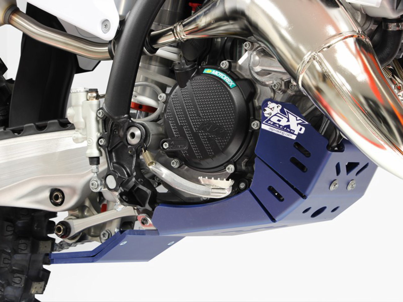 AXP RACING Xtrem Skid Plate- Blue - Husqvarna - TC125/TE150 AX1673