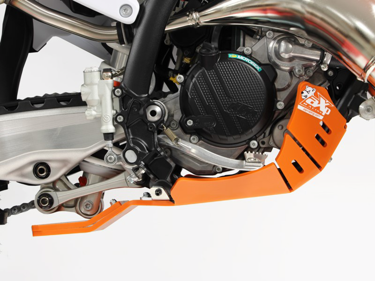 AXP RACING Xtrem Skid Plate - Orange - KTM - 125 SX/XC AX1672