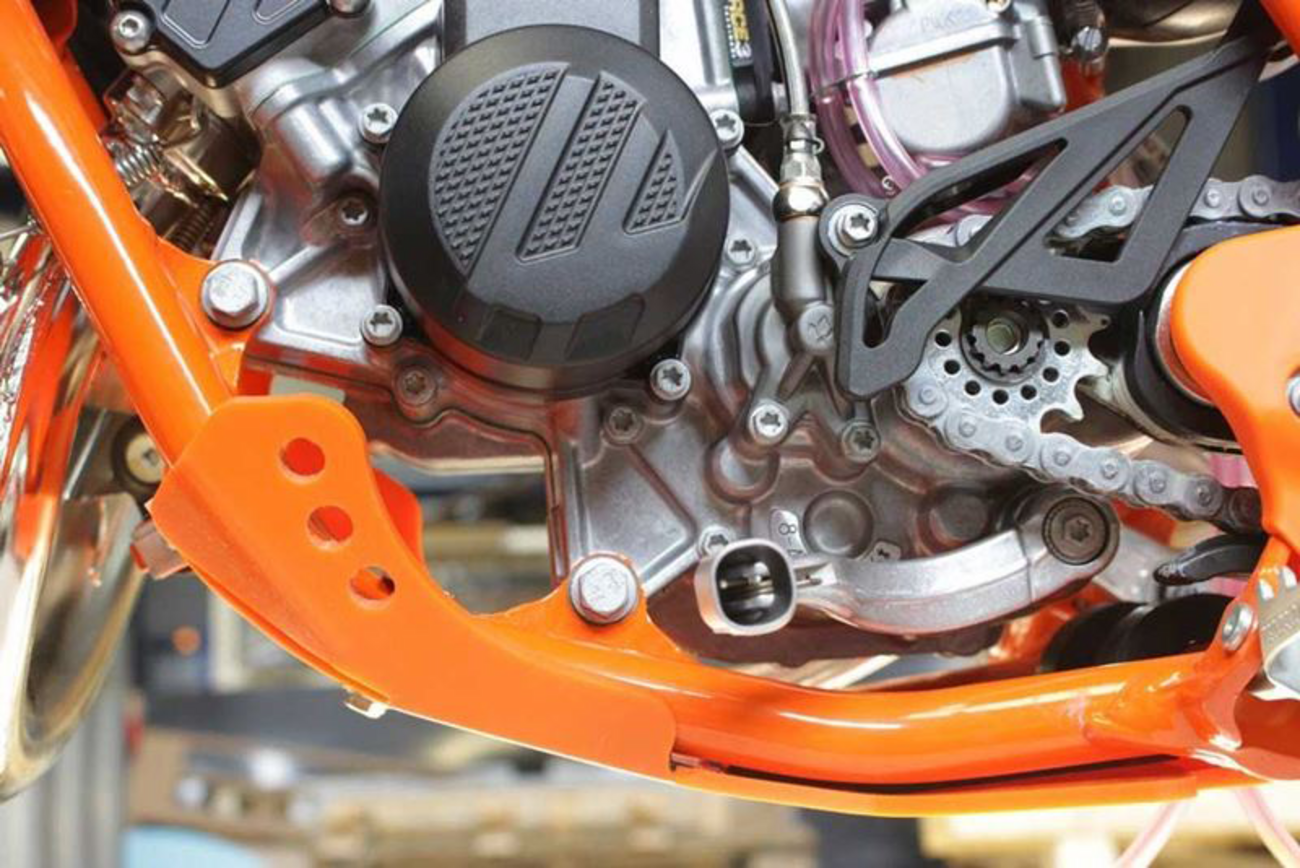 AXP RACING Skid Plate - Orange - KTM - SX 85 AX1486