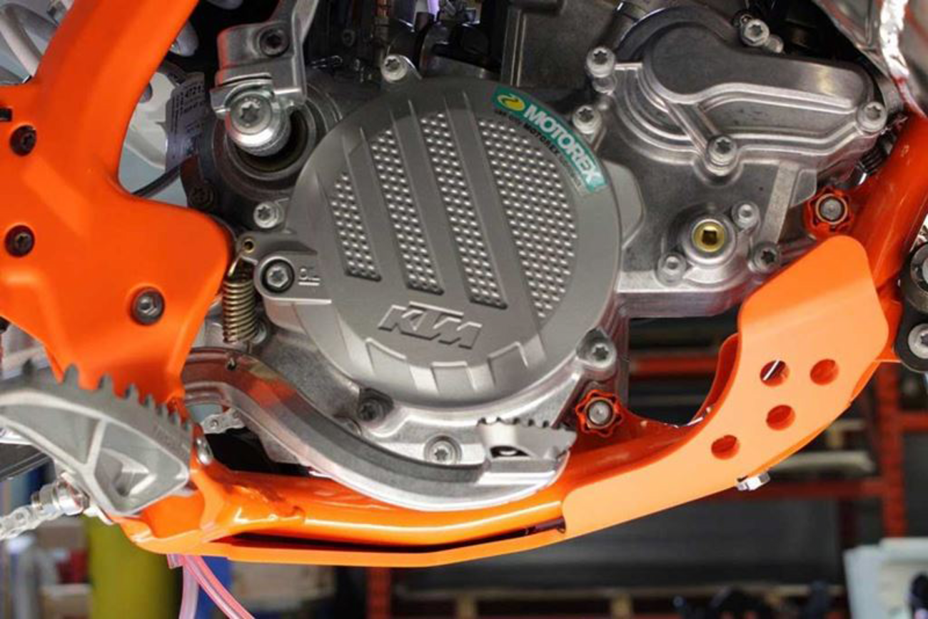 AXP RACING Skid Plate - Orange - KTM - SX 85 AX1486