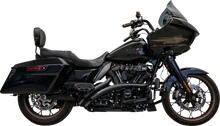 BASSANI XHAUST Sweeper Radial Exhaust System with Heat Shields - Black 1F21FB