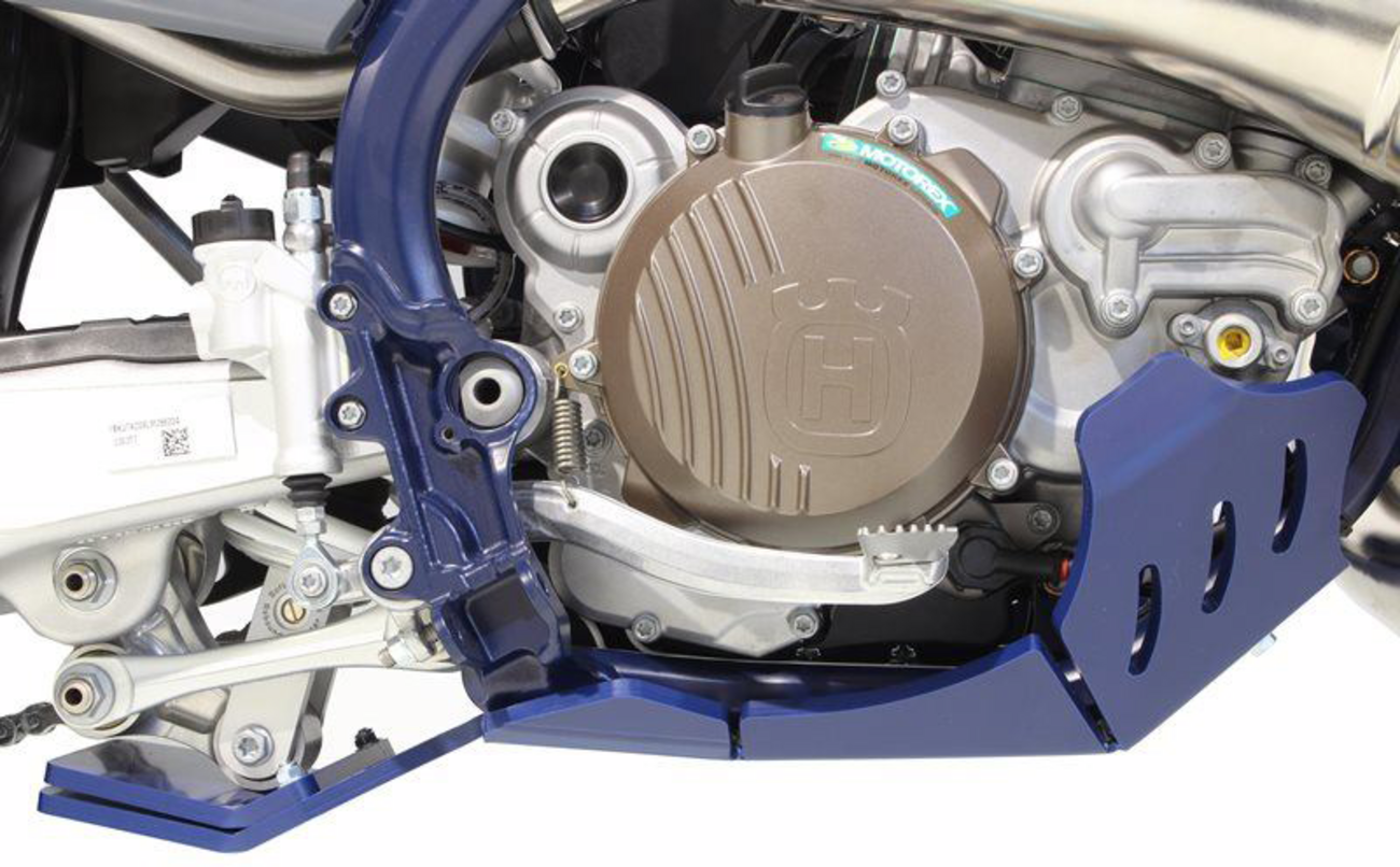 AXP RACING Xtrem Skid Plate - Blue - Husqvarna - TE 250i/300i AX1571