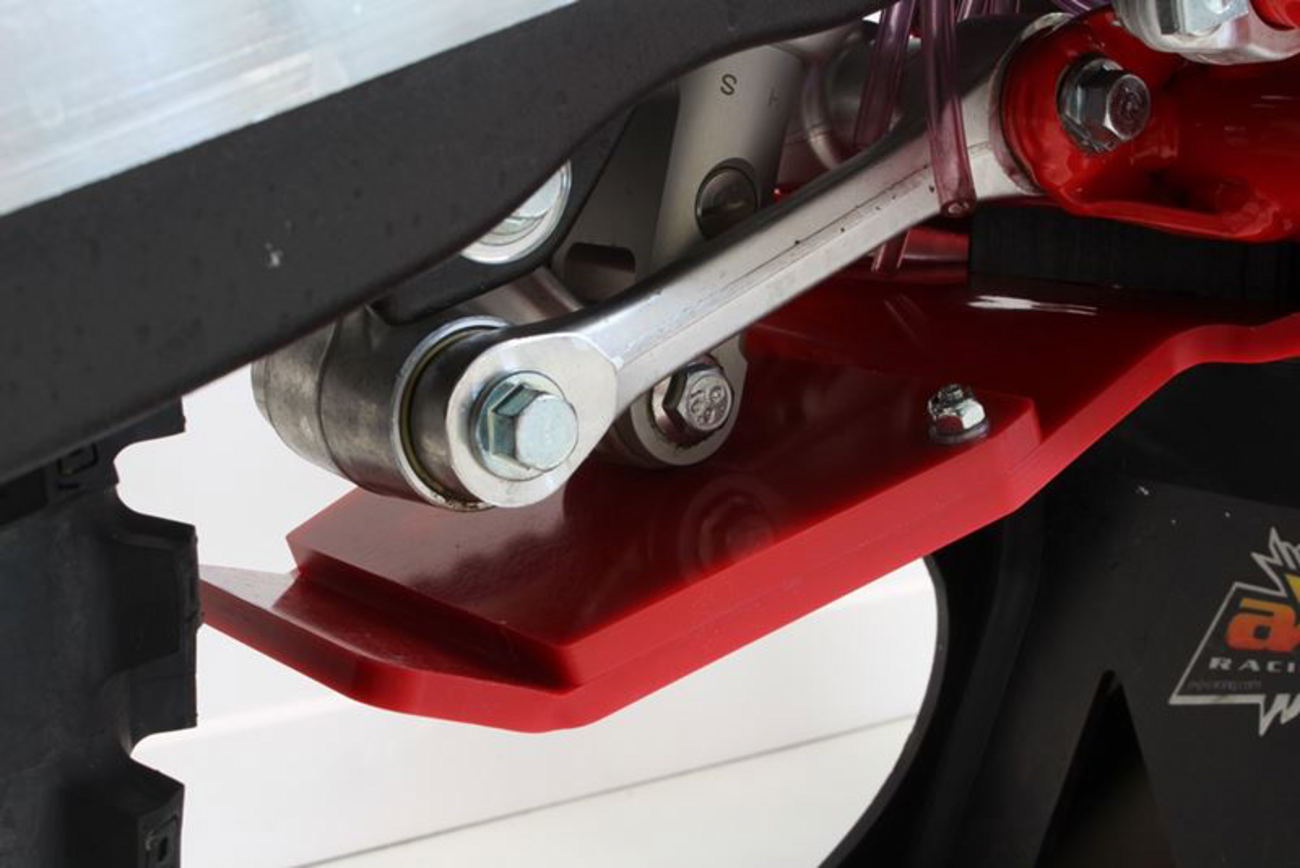 AXP RACING Xtrem Skid Plate - Red - Beta - 250/300 RR AX1551