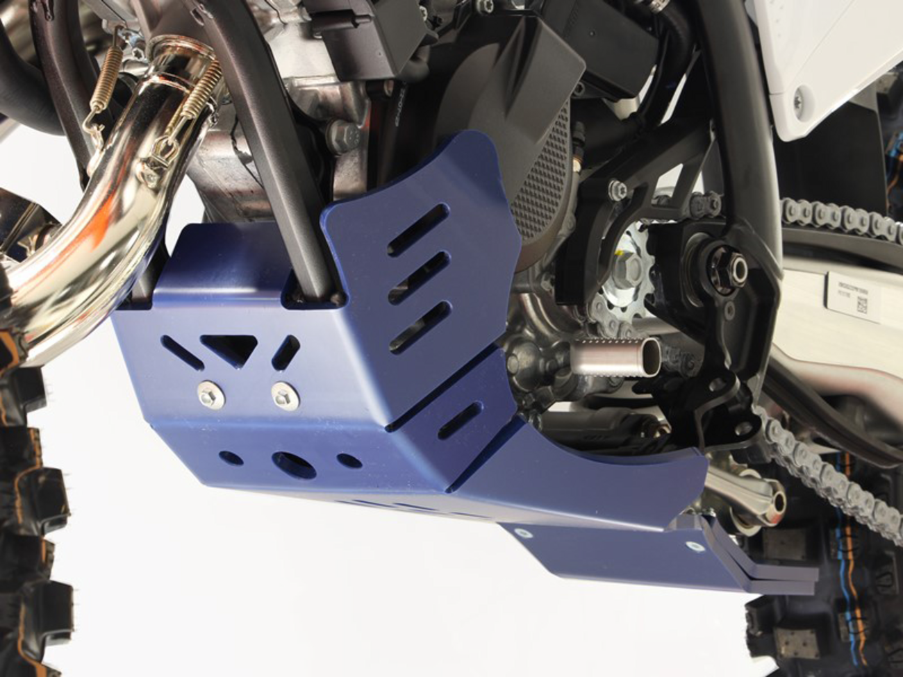 AXP RACING Xtrem Skid Plate- Blue - Husqvarna - TC125/TE150 AX1673