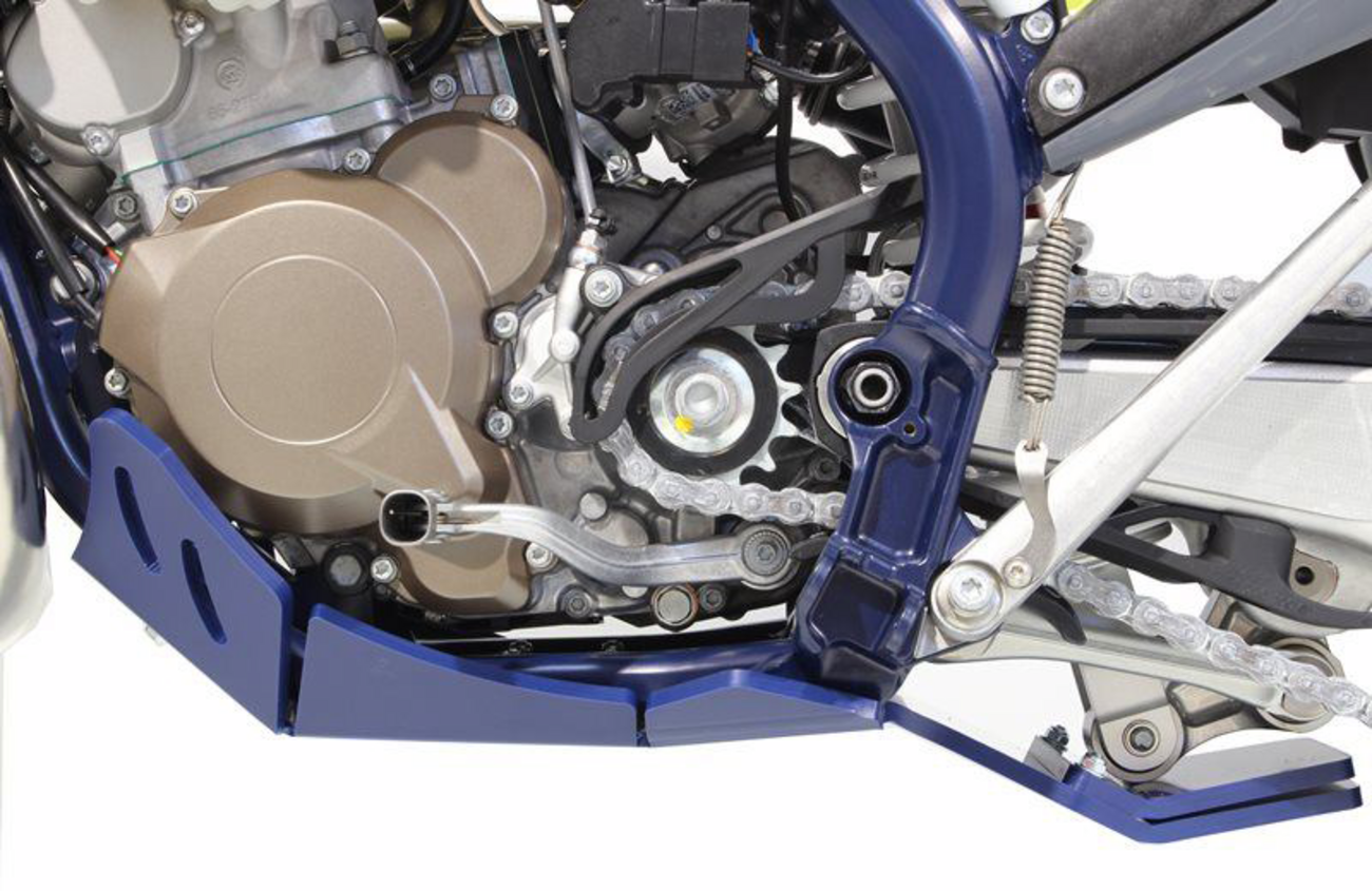 AXP RACING Xtrem Skid Plate - Blue - Husqvarna - TE 250i/300i AX1571