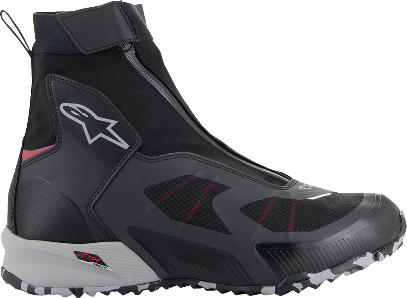 ALPINESTARS CR-8 Gore-Tex® Shoes - Black/Grey/Red - US 14 / EU 48 2338224122214