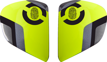 ARAI HELMETS Vas-V Side Pods - Face - Fluorescent Yellow 025726