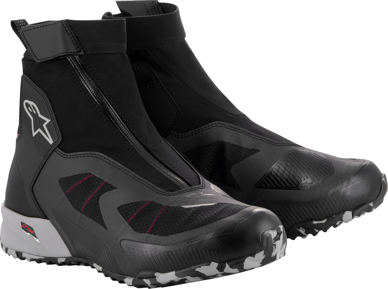 ALPINESTARS CR-8 Gore-Tex® Shoes - Black/Grey/Red - US 12.5 / EU 46 2338224122212.5