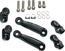 CIRO Adjustable RydeCulture™ Charles Chapa Peg Mounts - Passenger - Black - Indian 6R220