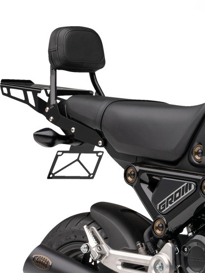 COBRA Sissy Bar Luggage Rack - Black - Grom 02-3607B