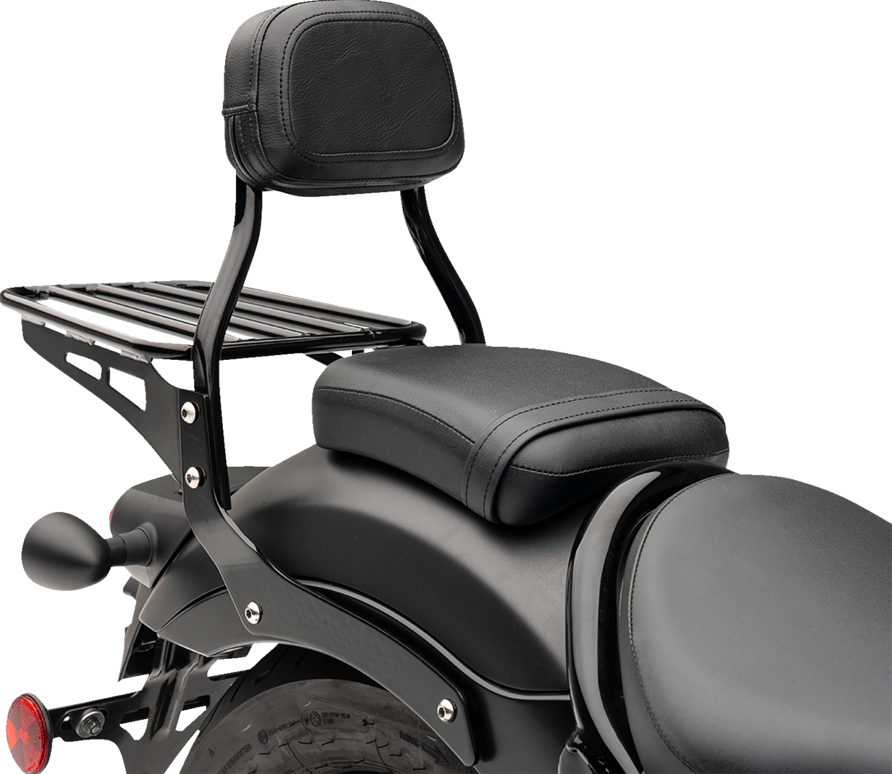 COBRA Sissy Bar - Mini - Black - Rebel 300/500 02-8608B