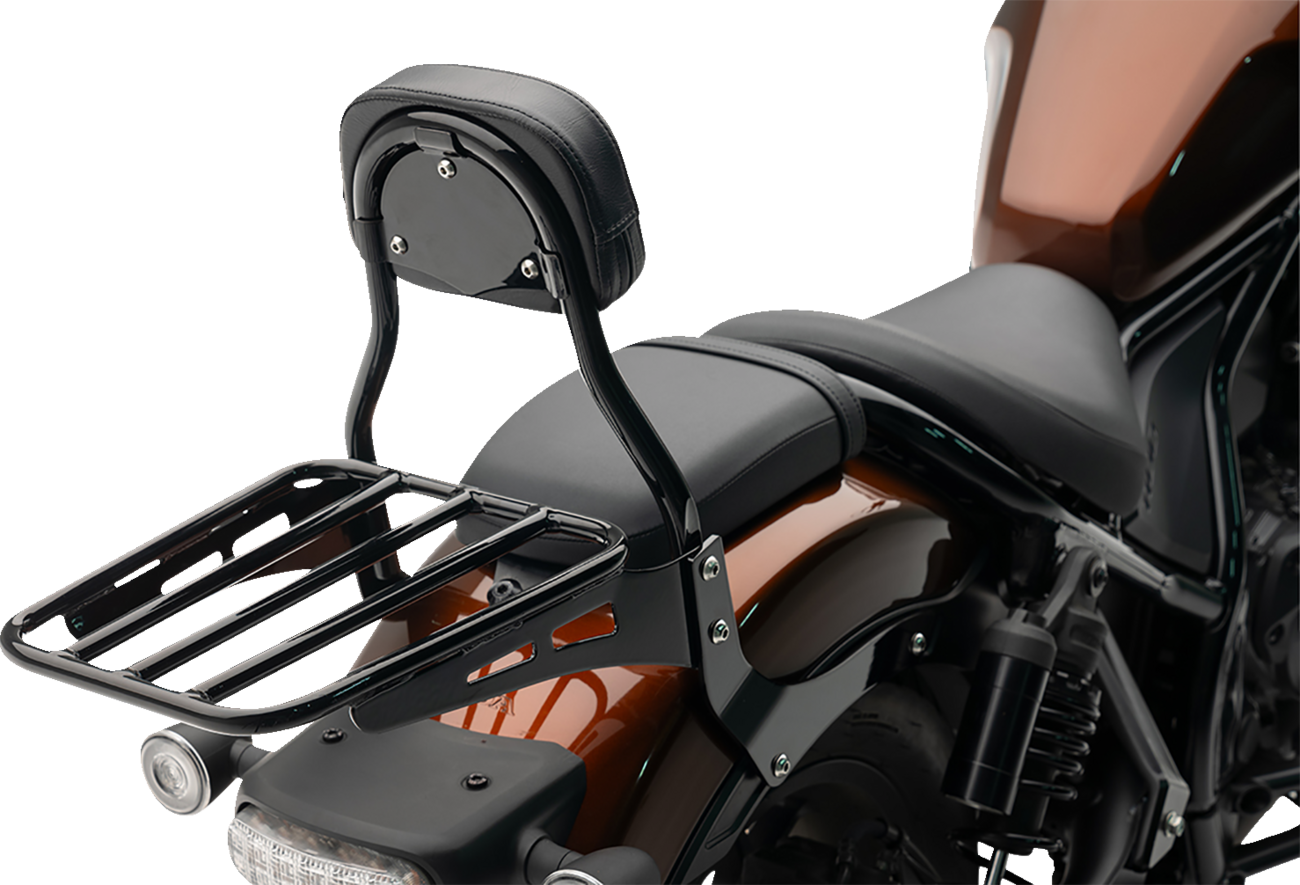 COBRA Sissy Bar - Mini - Black - Rebel 1100 02-8609B