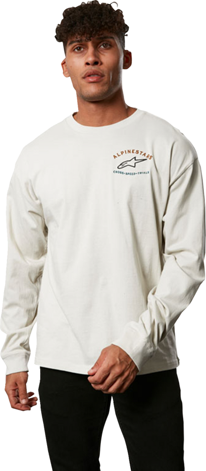 ALPINESTARS Full Face Long-Sleeve T-Shirt - Off White - 2XL 1233712002042XL
