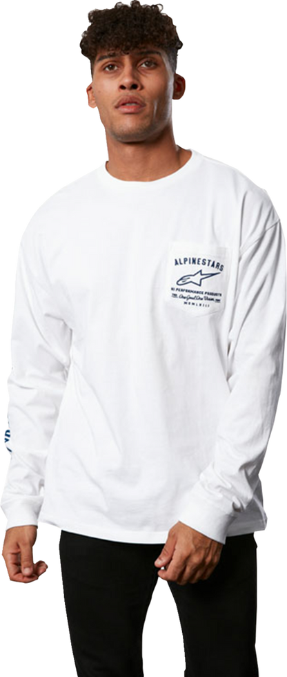 ALPINESTARS REP Long-Sleeve T-Shirt - White - 2XL 123371400202XL