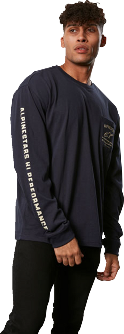 ALPINESTARS REP Long-Sleeve T-Shirt - Dark Navy - XL 123371400701XL