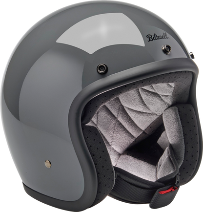 BILTWELL Bonanza Helmet - Gloss Storm Gray - XS 1001-165-201