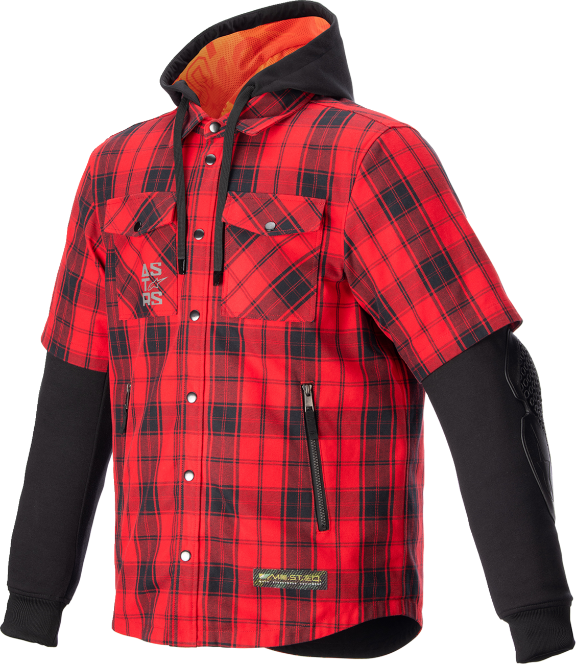 ALPINESTARS MO.ST.EQ Tartan Jacket - Red/Black - Large 4300424-3136-L