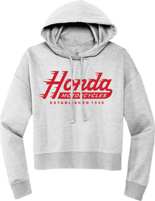 HONDA APPAREL Women's Honda Hoodie - Light Heather Gray - Medium NP23S-L2295-M