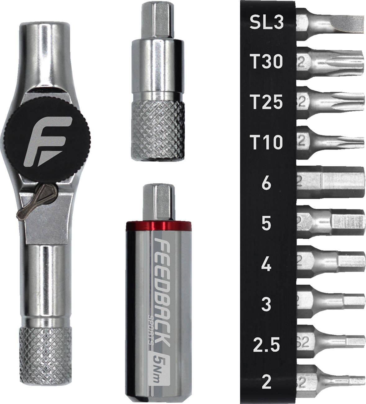 FEEDBACK SPORTS Reflex Fixed Torque Ratchet Kit - Mini Ratchet - 5 Nm Torque 17817