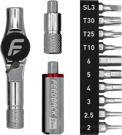 FEEDBACK SPORTS Reflex Fixed Torque Ratchet Kit - Mini Ratchet - 5 Nm Torque 17817