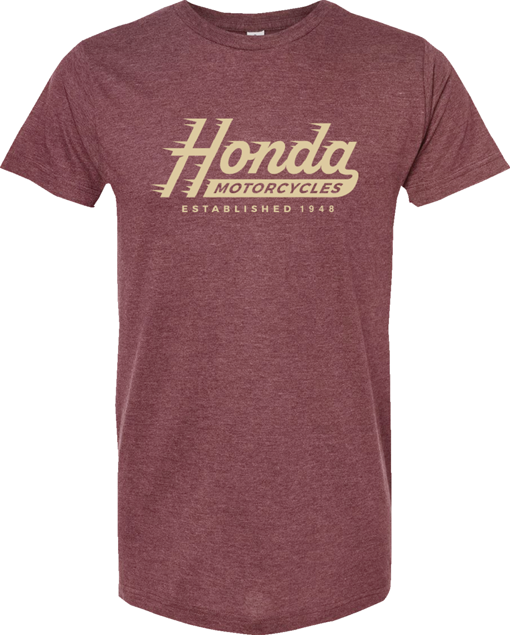 HONDA APPAREL Honda Established T-Shirt - Heather Burgundy - Small NP23S-M2294-S