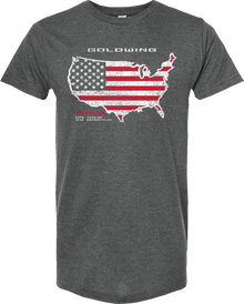 HONDA APPAREL America Outline T-Shirt - Heather Charcoal - Large NP23S-M2293-L