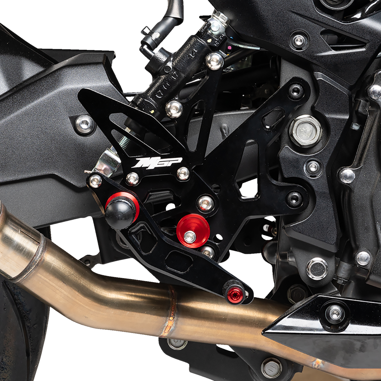 MGP MGP Rearset - Black - Kawasaki 51801-2500