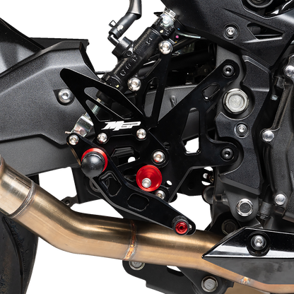 MGP MGP Rearset - Black - Kawasaki 51801-2500