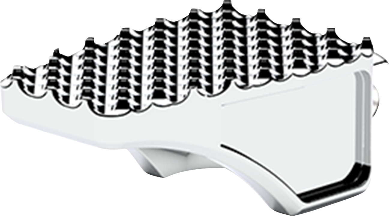 LA CHOPPERS County Line Billet Footpegs - Rear - Chrome LA-P100-02C