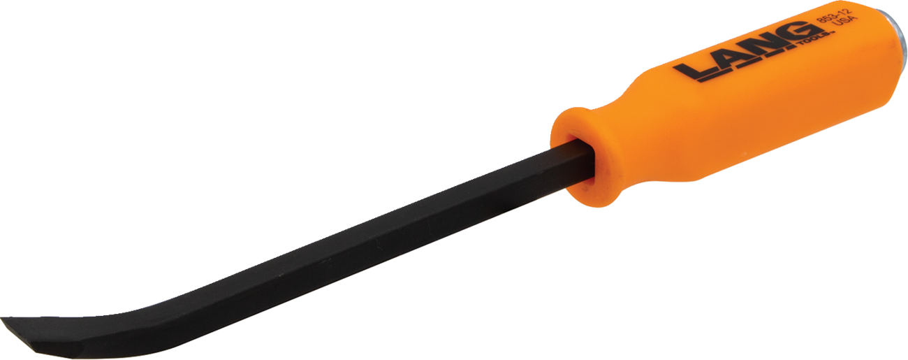 LANG TOOLS Pry Bar with Striking Handle - Curved Tip - 12" 853-12