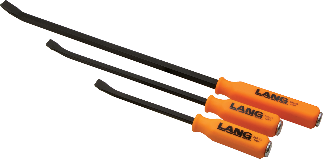 LANG TOOLS Pry Bar with Striking Handle - Curved Tip - Set 853-3ST