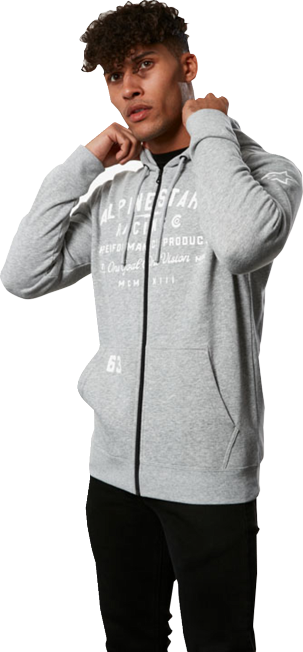ALPINESTARS Region Hoodie - Heather Gray - 2XL 12335340010262X