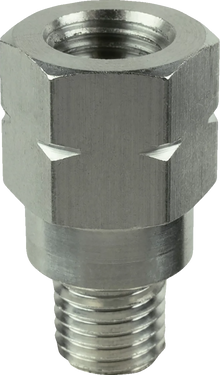 RAM MOUNTS Adapter - Mirror - Threaded - Silver RAM-M10125-TE