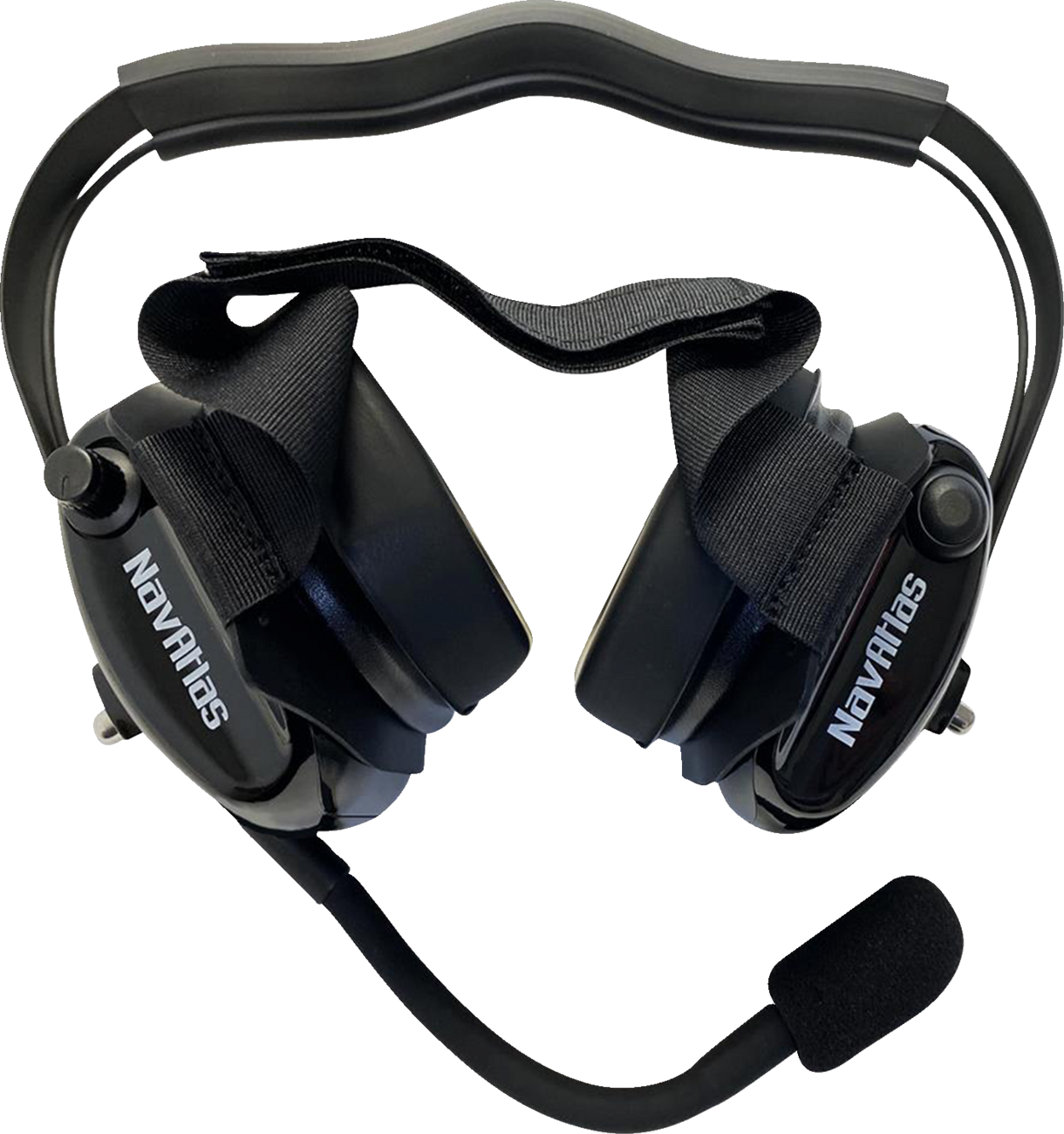 NAVATLAS Headset - Behind-the-Head - Stereo/VOX - Black NB202BK