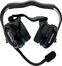 NAVATLAS Headset - Behind-the-Head - Stereo/VOX - Black NB202BK