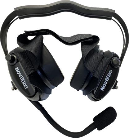 NAVATLAS Headset - Behind-the-Head - Stereo/VOX - Black NB202BK
