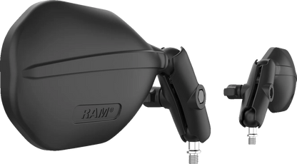 RAM MOUNTS Tough-Mirror™ - Side View - Oval - Black - Left/Right - Medium Arm RAM-B-349-465RL
