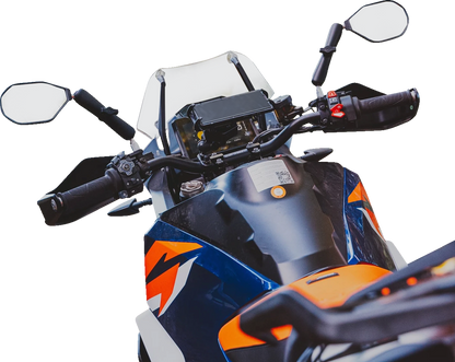 RAM MOUNTS Tough-Mirror™ - Side View - Oval - Black - Left with Ball RAM-B-465LU