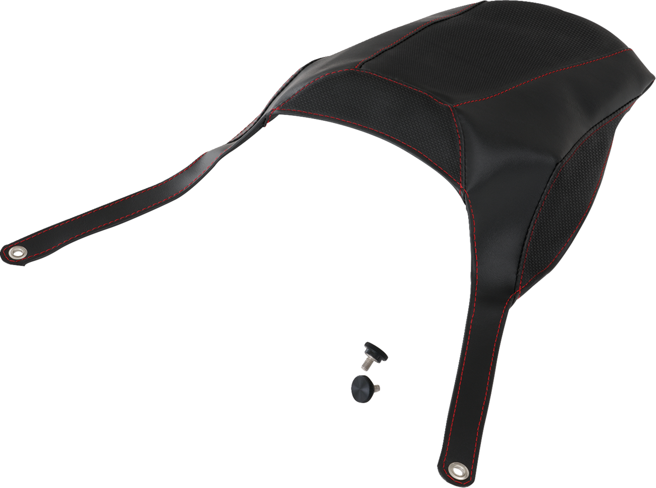 SHOW CHROME Max Mount Cover - Red Stitched - Can-Am Ryker H40-403CRED